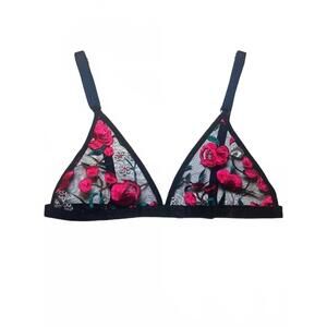 NEW TITOV women's lorenza bralette in black multi